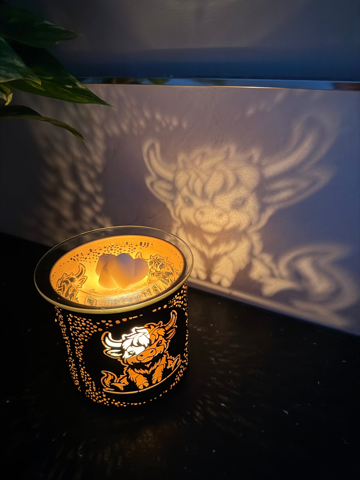 Highland Cow Wax Melter Burner