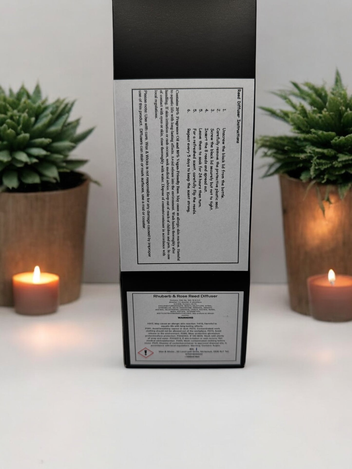 Rhubarb & Rose Diffuser 100ml