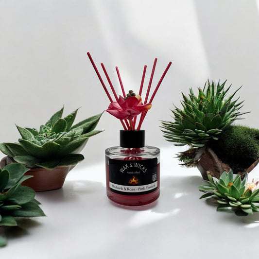 Rhubarb & Rose Flower Edition Diffuser 100ml