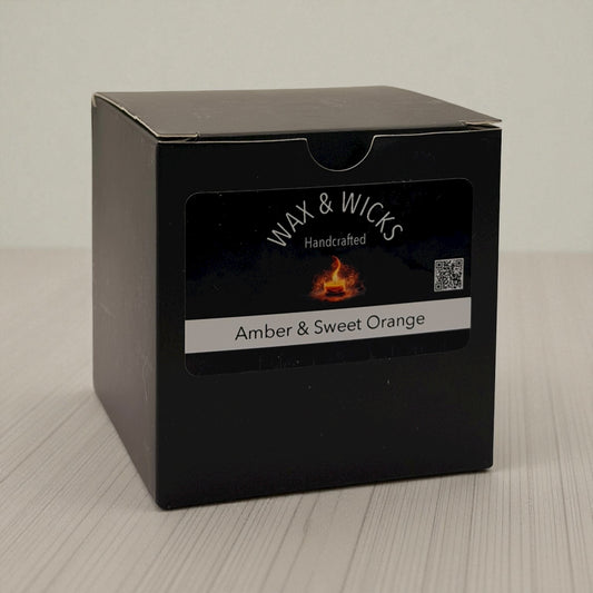 Amber & Sweet Orange Classic Candle 100ml Jar