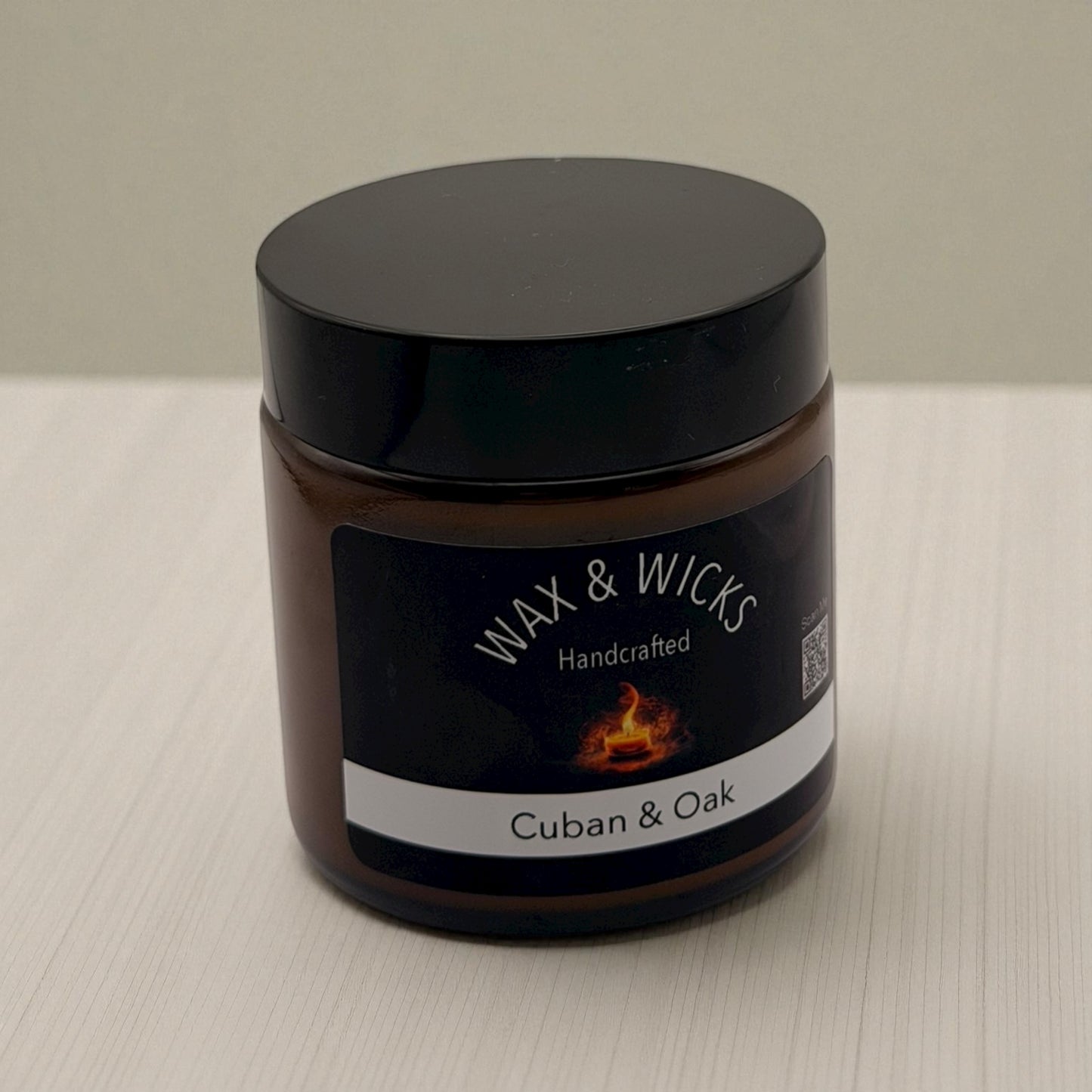 Cuban & Oak Classic Candle 100ml Jar